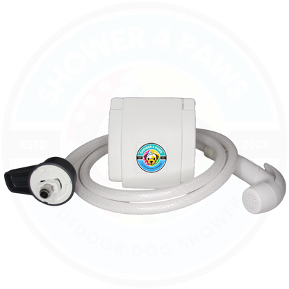 Shower4Paws Temperature Controlled Outdoor Dog wash Shower Unit